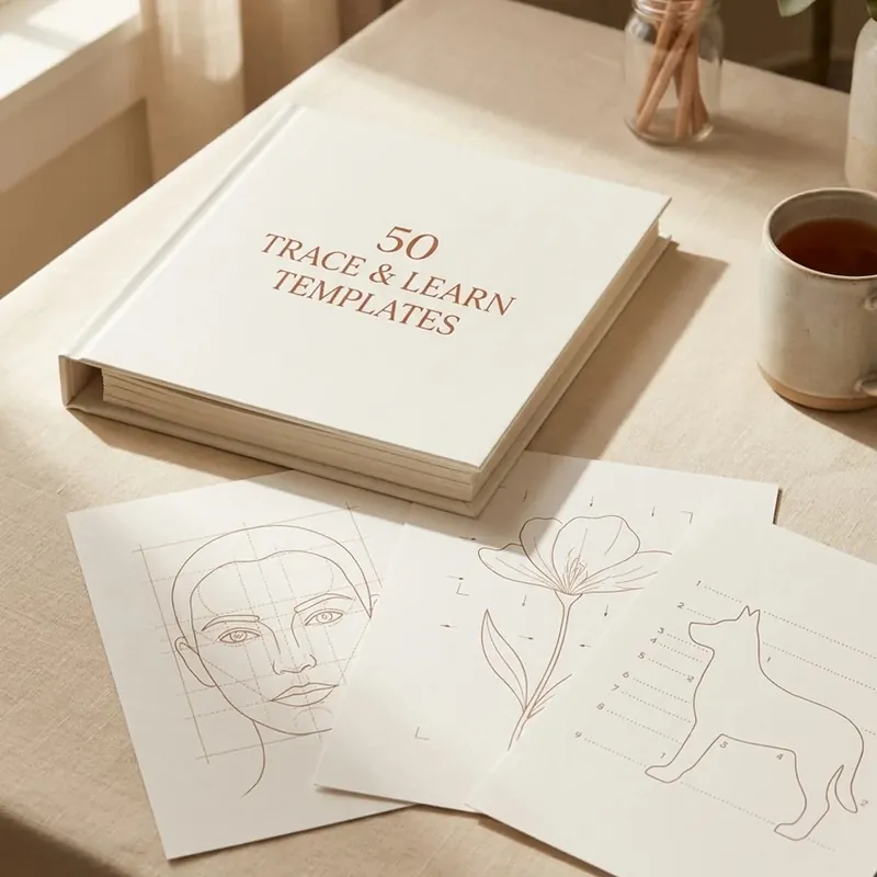 50 Trace and Learn Templates