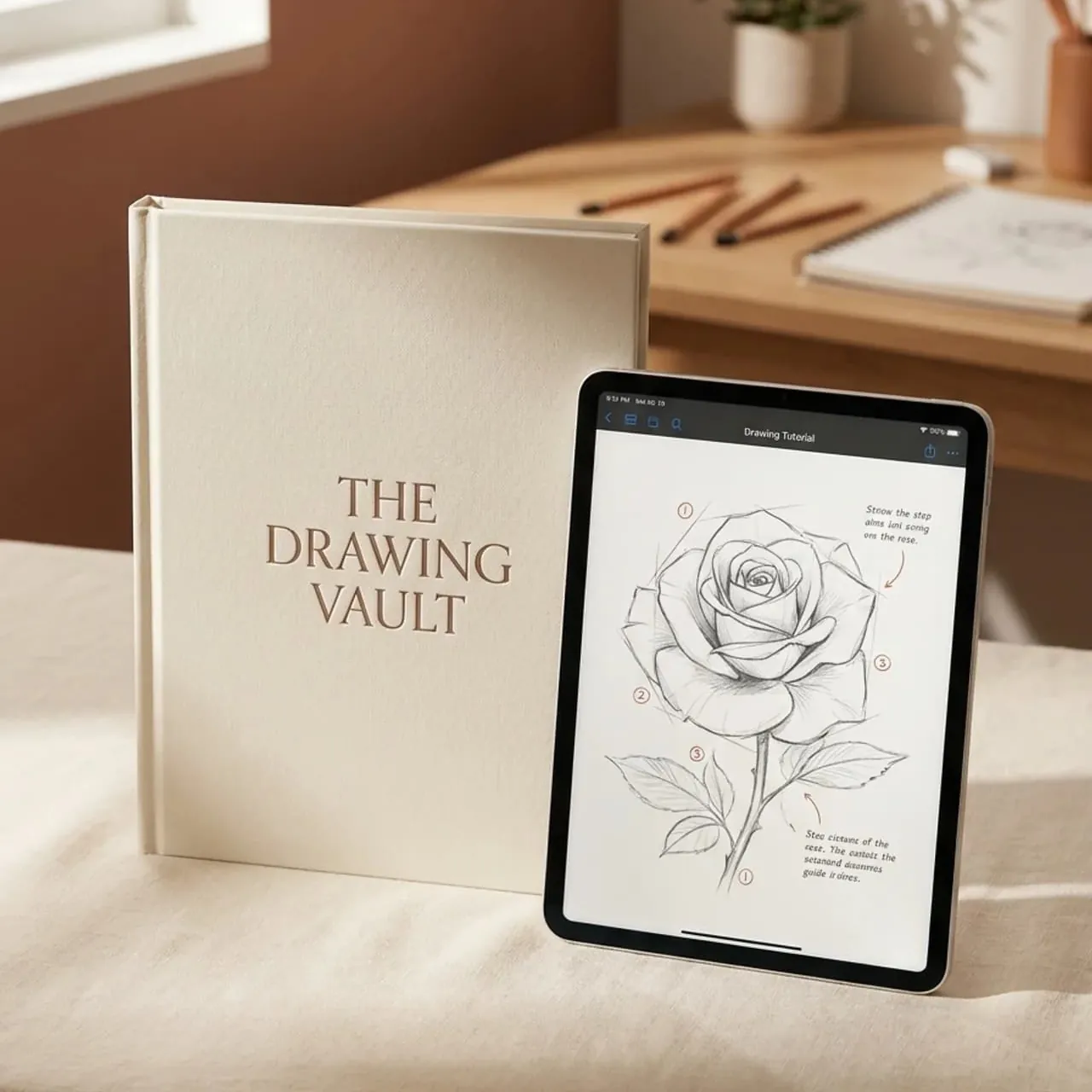The Drawing Vault ebook and tablet