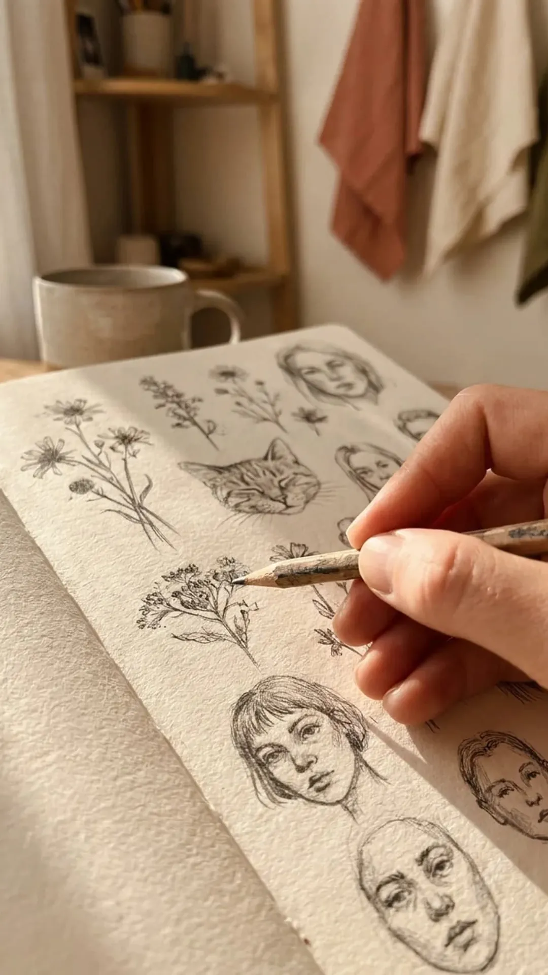Inside pages of The Drawing Vault